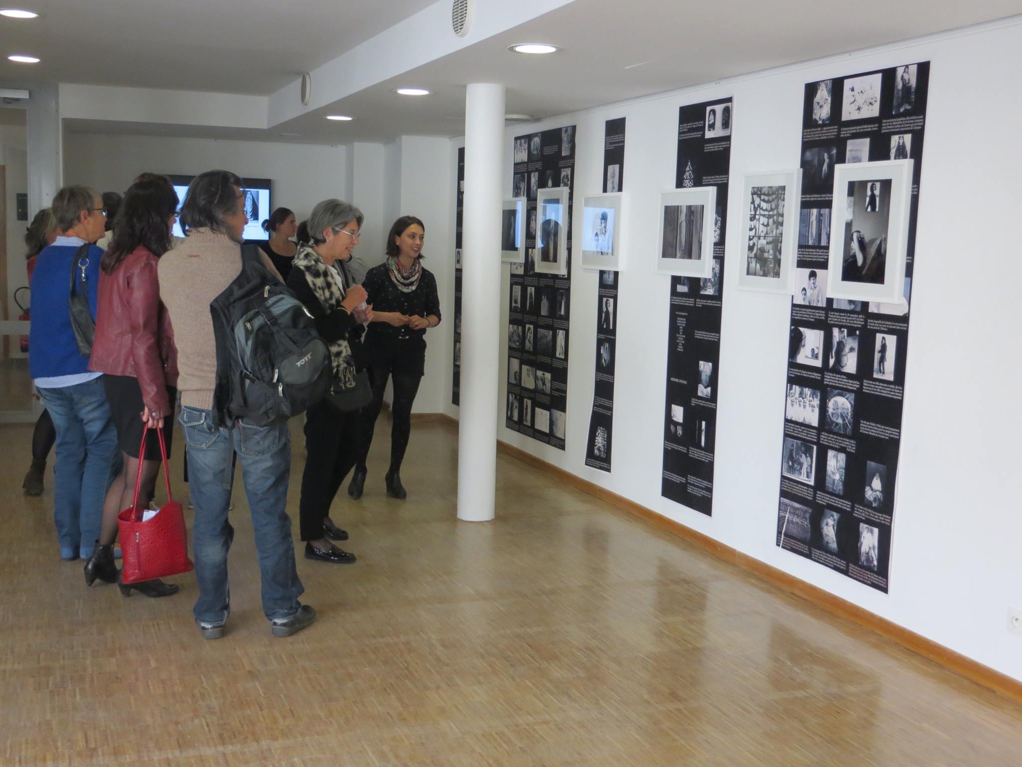Vue d’exposition-Femmes et Modernité, Biennale d’art contemporain, Galerie La Librairie (ENS), Lyon, 2015